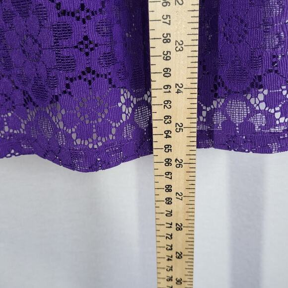 VTG Pitchfork 3pc Set Skirt Top & Sash M/L Purple Country Western Square Dancing - Picture 10 of 15